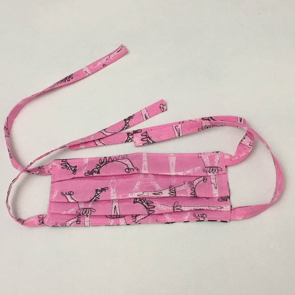 SOLD-FACE MASK FABRIC EIFEL TOWER PRINT/ ZEBRA - Picture 4 of 7